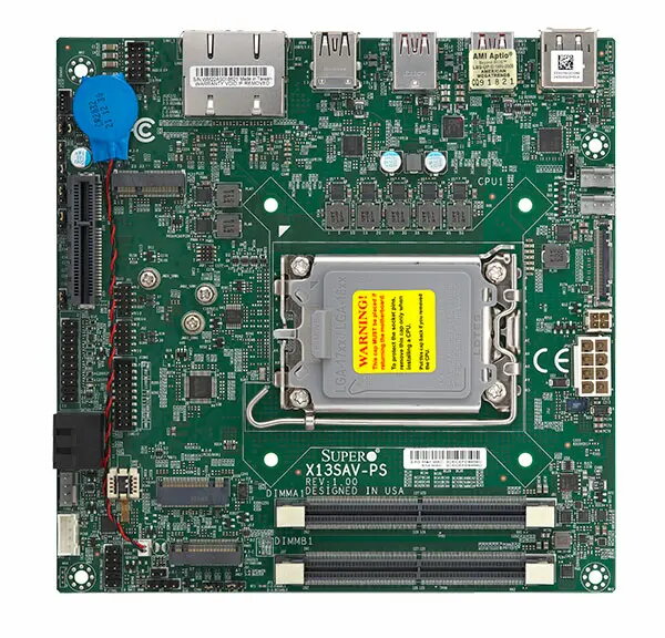 Supermicro MBD-X13SAV-PS Mini ITX servera mātesplate