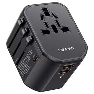 Сетевой адаптер usams T59 20W 2×USB 1×USB‑C (модель CC179TC01)
