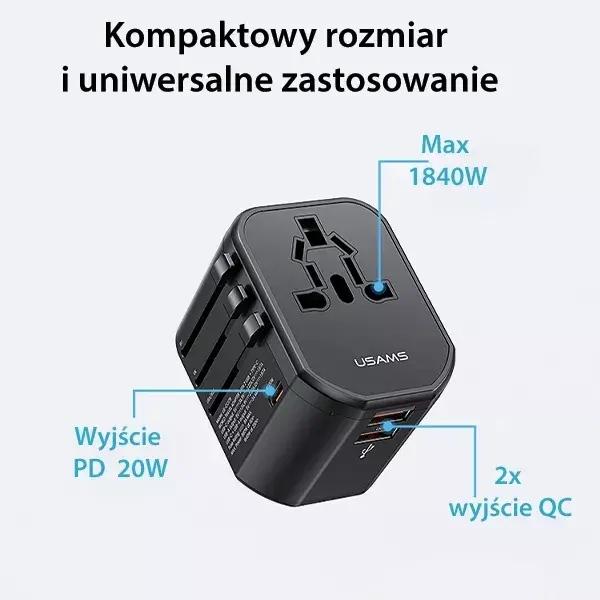 usams T59 20W tīkla adapteris Photo 2