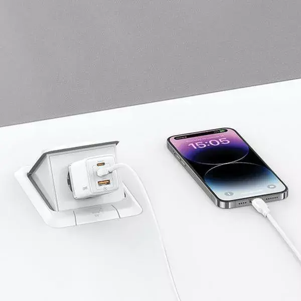 Сетевое зарядное usams CC180TC01 2×USB‑C 1×USB 65W Photo 8