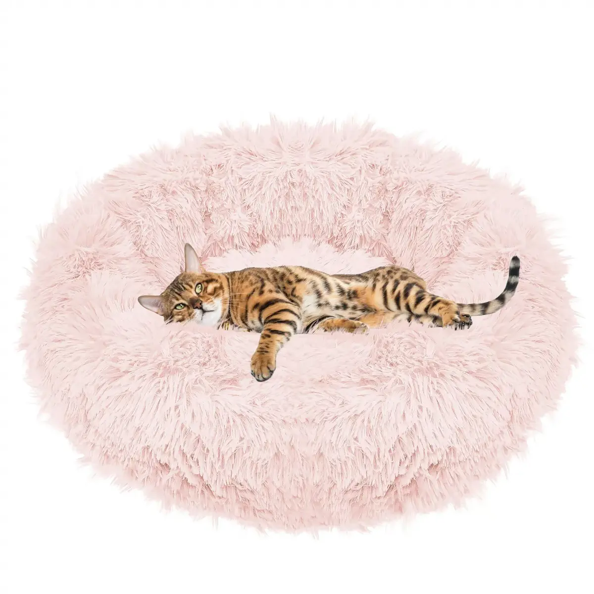 Pet bed Springos PA0102 — round 70 cm Photo 4