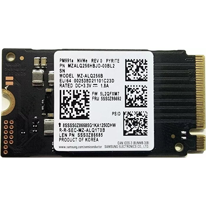 SSD Drive Samsung 256GB MZALQ256HBJD