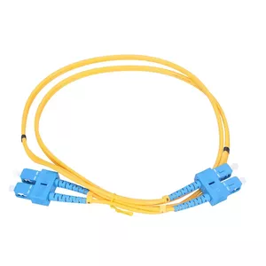 Оптоволоконный кабель Extralink EX.3586 1 м FTTH G.652D SC-SC дуплекс жёлтый