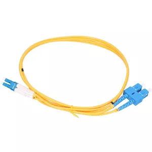 Fibre optic patchcord Extralink SC/UPC to LC/UPC G.652D 3.0 mm Duplex 3 m PVC
