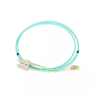 Fibre optic patch cable Extralink EX.16033 OM3 3 m SC–LC FTTH aqua, 50 µm, duplex