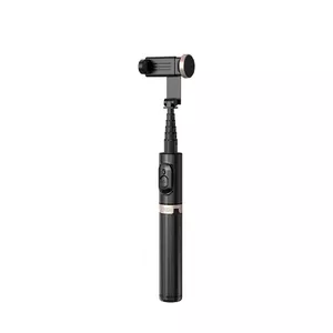 Selfie nūja-tripods XO SS14 ar Bluetooth, maksimālais garums 72 cm, melna krāsa