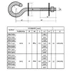 Extralink 12/160mm Cable Hook Photo 2