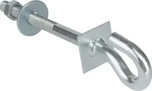 Крюк-шуруп Extralink EX.6464 16/200mm — металлический подвесной крепеж для кабелей