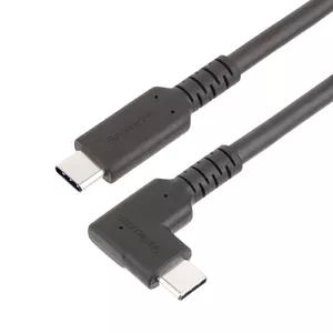 USB-C Cable StarTech.com RUSB31CC50CMBR 1.6ft 10Gbps 100W 90 Degree