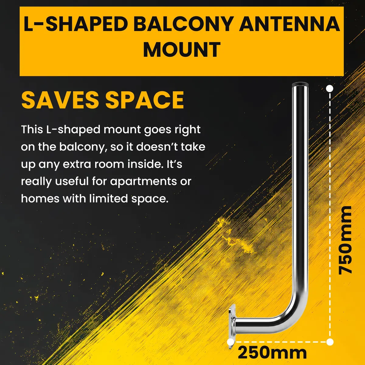 Extralink L250x750 Balcony Handle Mount Photo 8