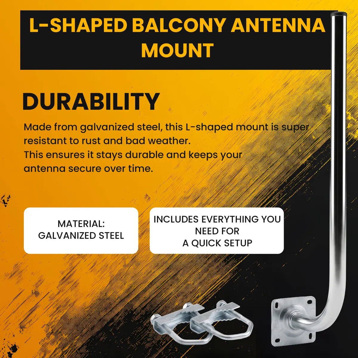 Extralink L250x750 Balcony Handle Mount Photo 12