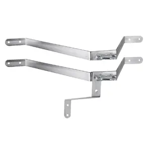 Bracket Extralink K500 mast mount with M8 U-bolts, stainless steel, max load 16 kg, 2 pcs