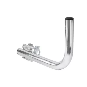Extralink Right balcony handle B300 with u-bolts M8 steel galvanized