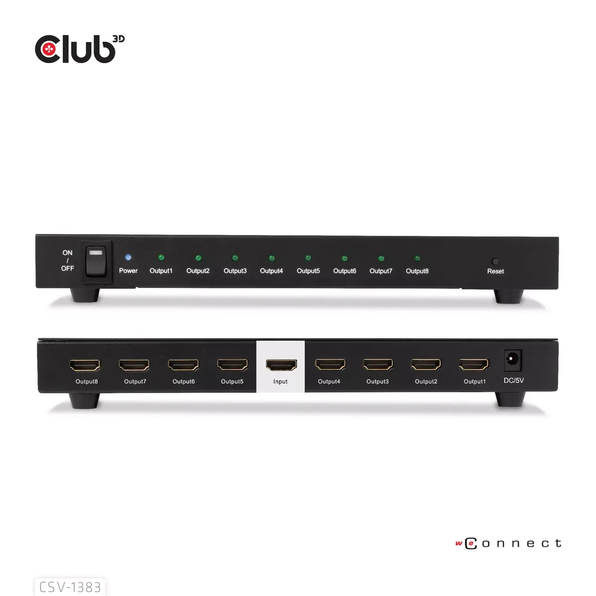 HDMI сплиттер CLUB3D 1 на 8 Photo 4