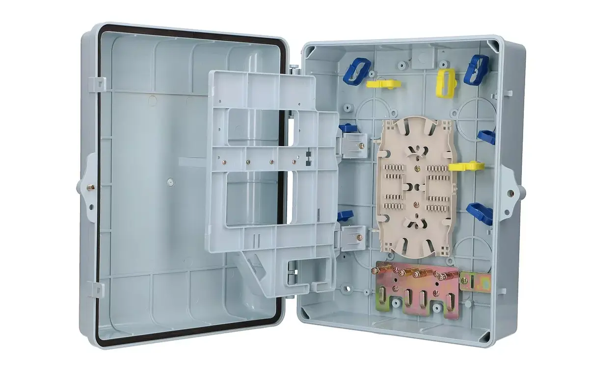 Fiber optic distribution box Extralink Flora 24 core Photo 6