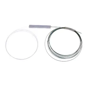 Cable splitter Extralink Splitter 1:4 PLC 250µm without connector, silver PVC