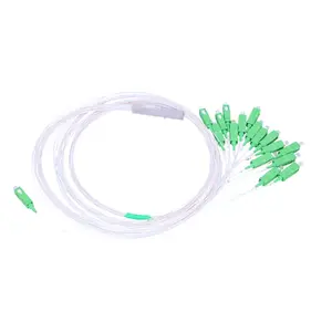 Cable splitter Extralink 1:16 PLC SC/APC 900um 1.5m Transparent
