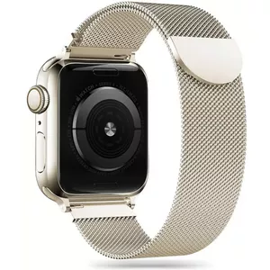 Ремешок Milanese Tech-Protect для Apple Watch Series 4–9, SE, Ultra 1–2 — подходит для 42/44/45/49 мм, Starlight