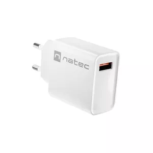 Indoor Charger NATEC RIBERA NUC-2057 12V 3A USB-A 18W Quick Charge 3.0 (White)