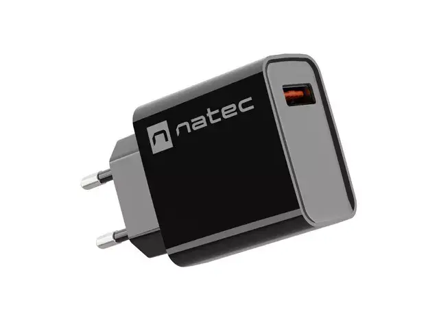 NATEC Ribera AC ātrās uzlādes lādētājs — 18W Photo 3