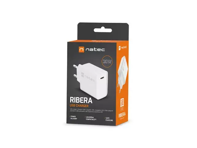 NATEC RIBERA 12V 20W USB-C lādētājs Photo 8