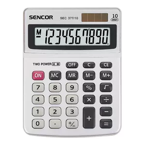 Basic Calculator Sencor SEC 377/10 Pocket 10 Digits White