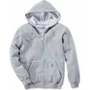 Hūdijs ar rāvējslēdzēju Carhartt K122 HGY S005 — pelēks, izmērs M