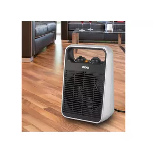 Unold 86106 electric space heater Black, Silver 2000 W Fan electric space heater