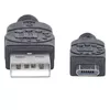MANHATTAN кабель USB-A — Micro-USB B 0,5 м Photo 3