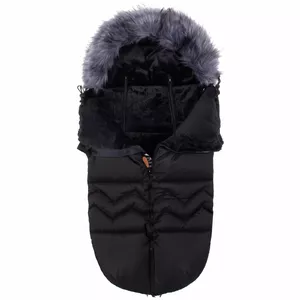 Sleeping bag Springos SB0020 4-in-1 for stroller, sled, carrycot, 90 cm, black