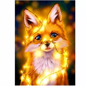 Hobby diamond painting kit Springos DP0028 — rhinestone mosaic craft set for decorative artwork