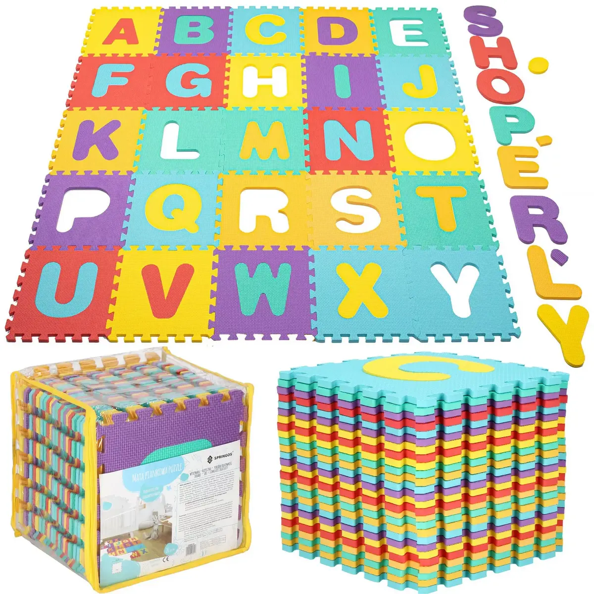 Springos FM0018 Children's Foam Puzzle Mat Photo 9