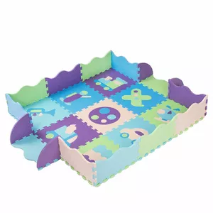 Foam Play Mat Puzzle Springos PM0003 — interlocking colorful pieces for children's floor play
