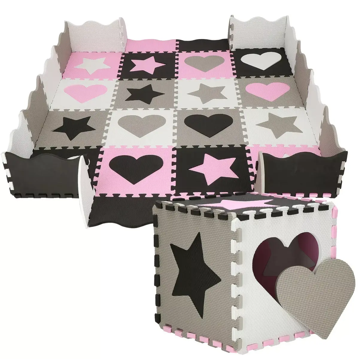 Children’s foam play mat Springos FM0014, 150×150 cm Photo 6