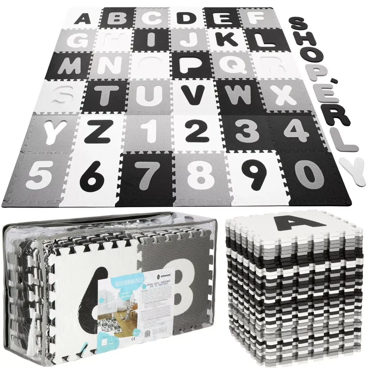 Foam play mat Springos FM0019 175×175 cm Photo 5