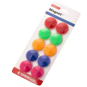 Magnetic markers Springos magnets for board MB0011A, 30 mm, pack of 10