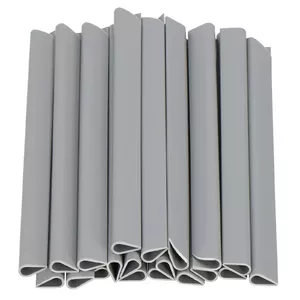 Монтажные клипсы Springos FN0007 19 см светло-серые – крепёж для панелей и профилей
