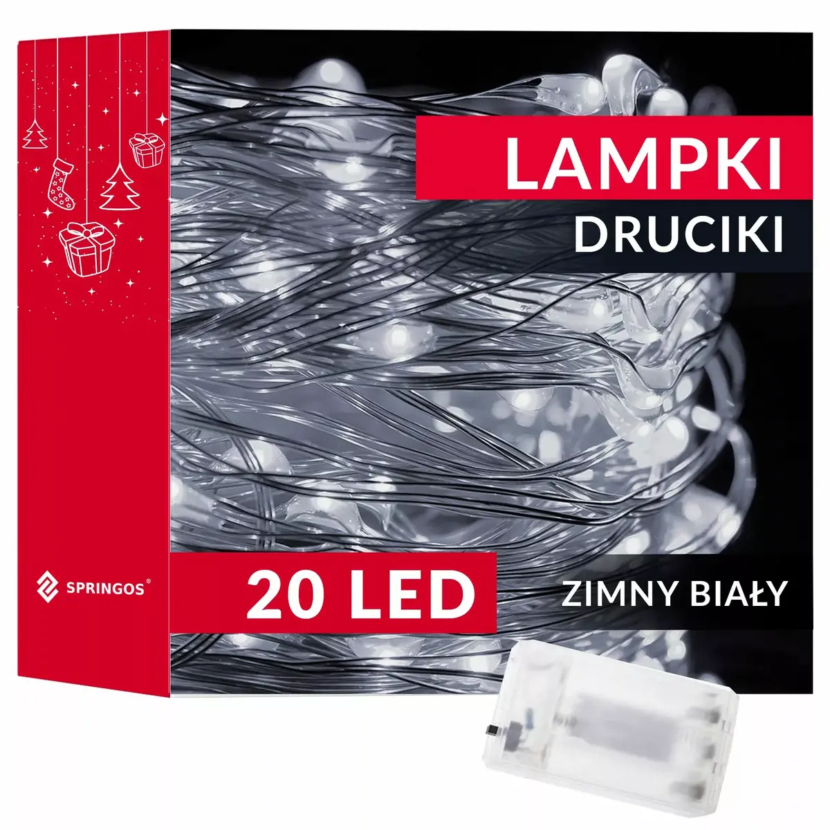 LED battery lamp Springos CL0006 Photo 7