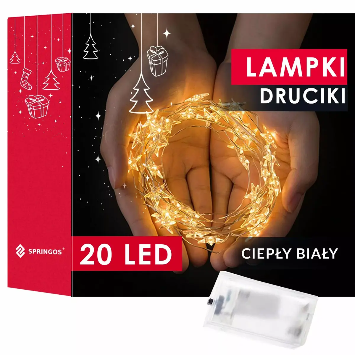 String Lights Springos CL0070 — 20 LED decorative Photo 7