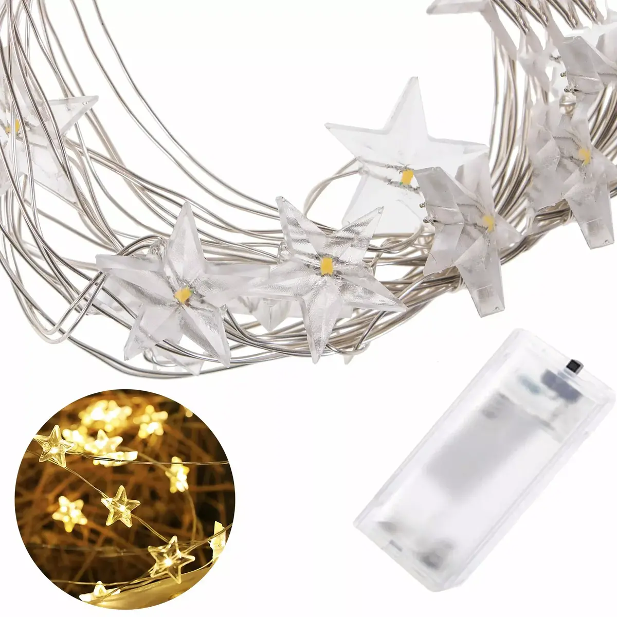 String Lights Springos CL0070 — 20 LED decorative Photo 9