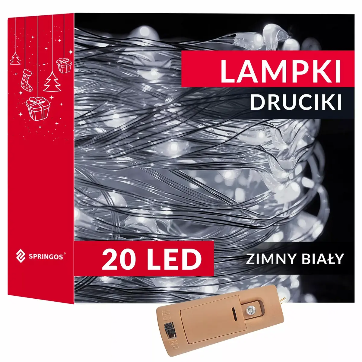 LED battery string lights Springos CL0027 Photo 7
