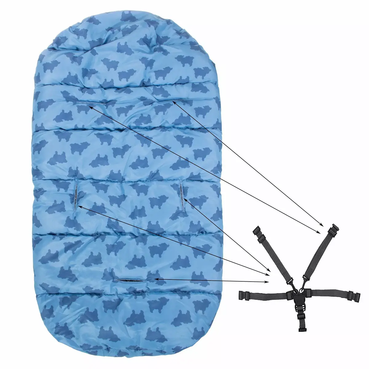 Sleeping Bag Springos SB0006 4-in-1 Photo 2