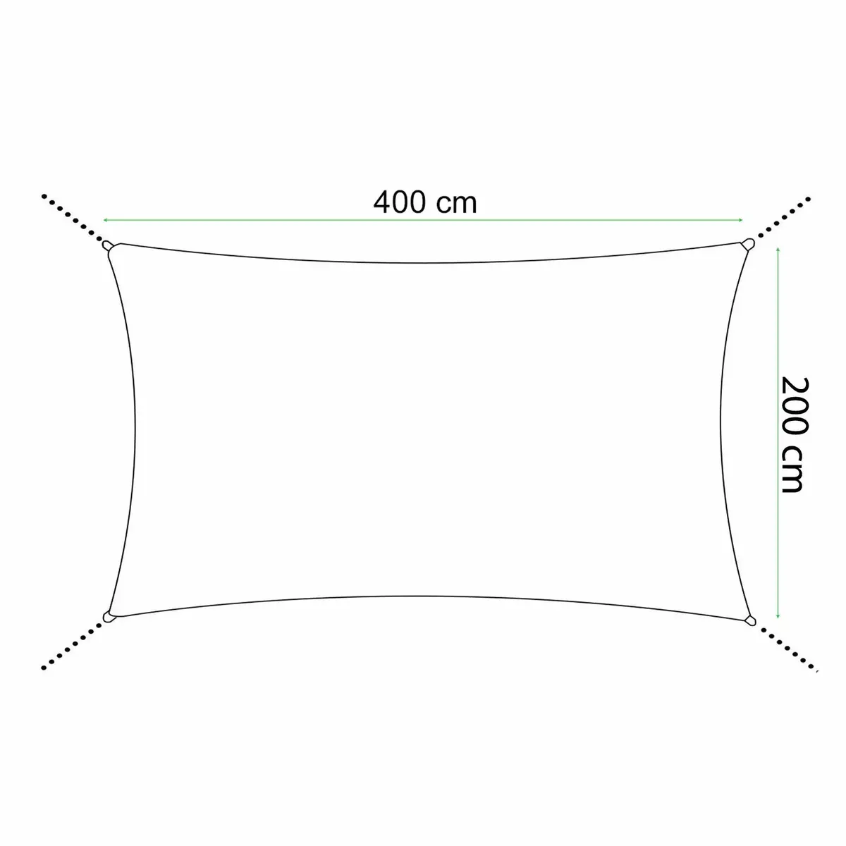 Тент Sun Sail Springos SN1070 4×2 м Photo 9