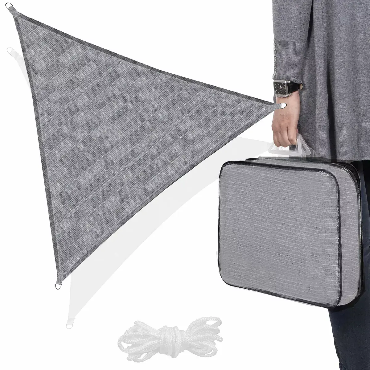 Awning sun sail Springos SN1057 3×3×3 m Photo 2