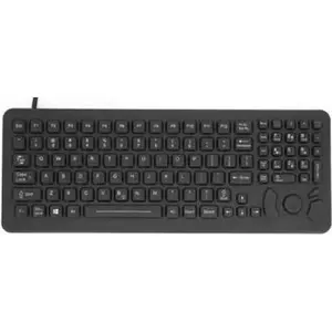 Rugged Keyboard Honeywell 340-053-003-DB9P — 101-key backlit keyboard with DB9P serial connector and cursor control