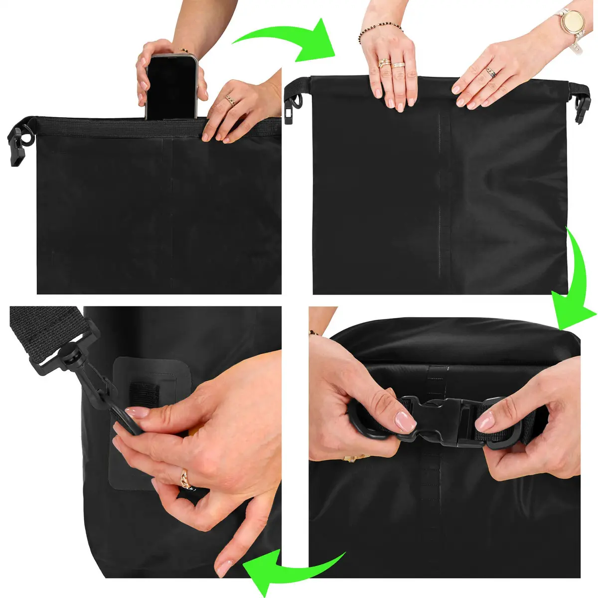 Ūdens maisiņš Springos CS0032 hermētisks roll-top