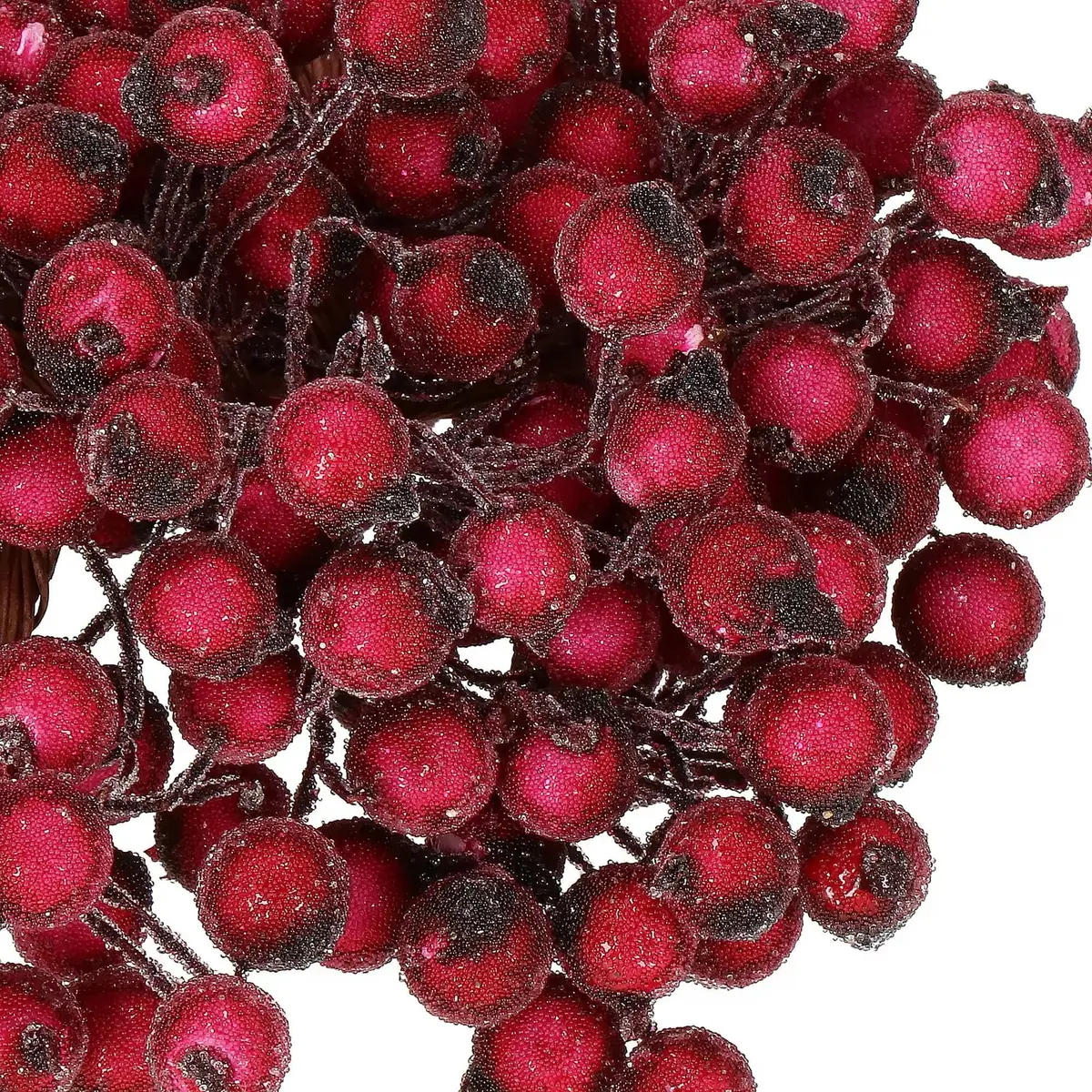Artificial rank Frost Dark Red 12 mm 20 pcs Springos Photo 3