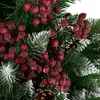 Artificial rank Frost Dark Red 12 mm 20 pcs Springos Photo 6