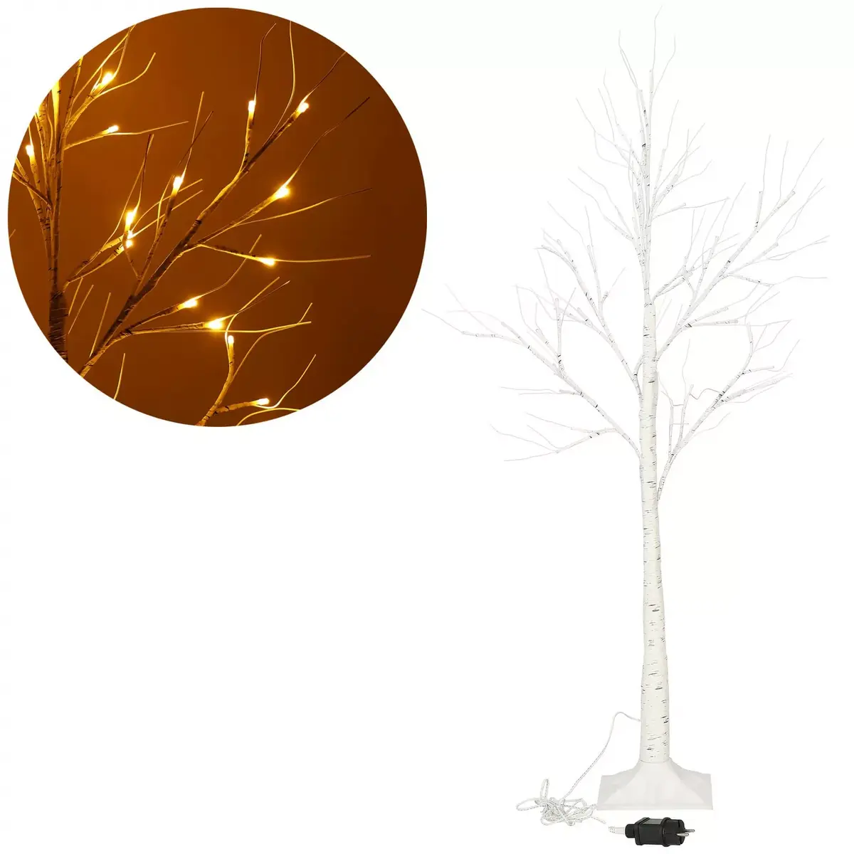 Springos CL0950 Decorative LED Tree 120 cm Photo 4