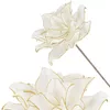 Springos CA1237 Artificial Flower Branch White-Gold Photo 3